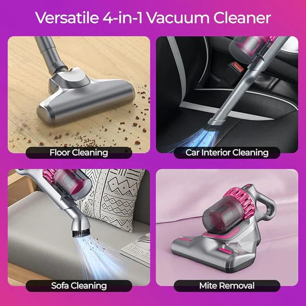 Portable 4-in-1 Cordless Vacuum – Perfect for Home & Car