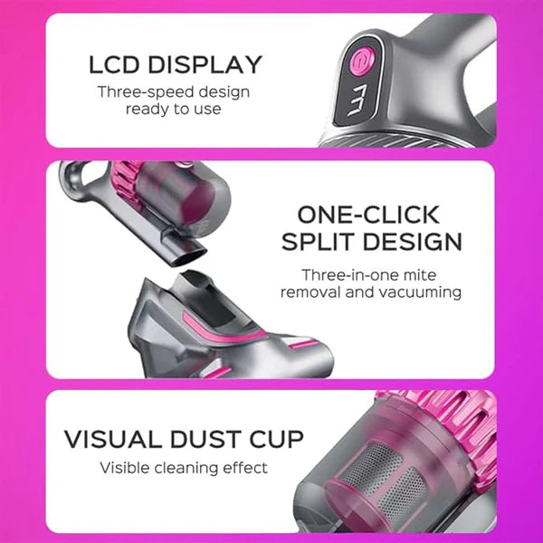 Portable 4-in-1 Cordless Vacuum – Perfect for Home & Car