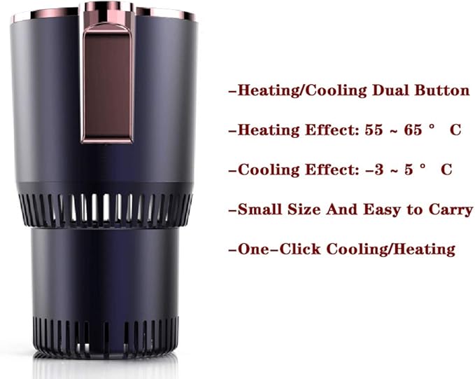 2-in-1 Smart Car Cup Cooler & Warmer – Travel-Friendly Drink Companion