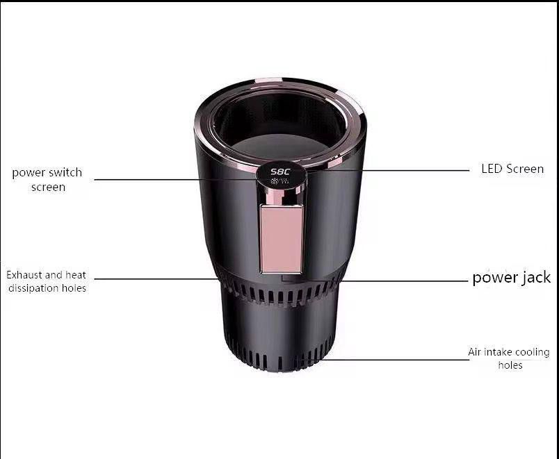 2-in-1 Smart Car Cup Cooler & Warmer – Travel-Friendly Drink Companion