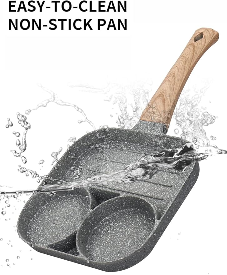 Double-Sided 2-in-1 Frying Pan – Non-Stick & Versatile Cooking