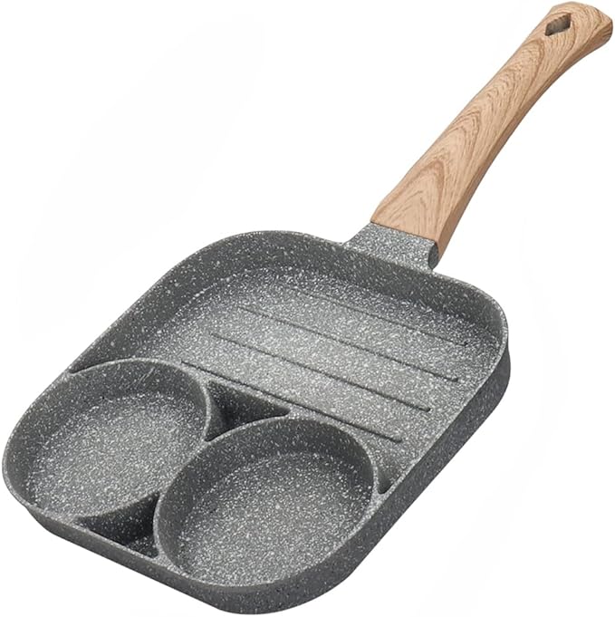 Double-Sided 2-in-1 Frying Pan – Non-Stick & Versatile Cooking
