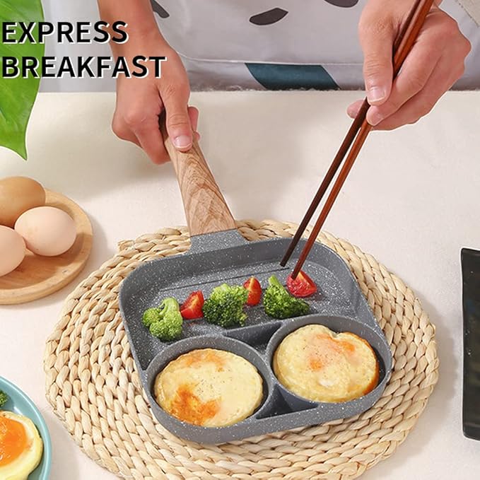 Double-Sided 2-in-1 Frying Pan – Non-Stick & Versatile Cooking