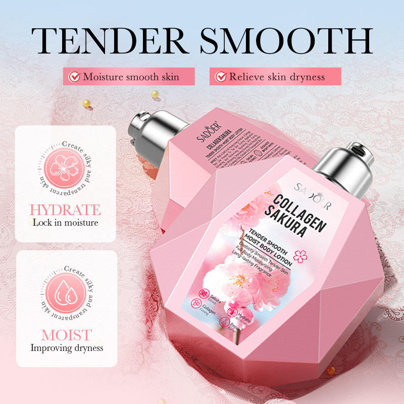 SADOER Collagen-Infused Sakura Lotion – Original Formula