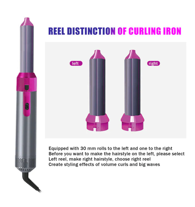 Multi-Functional 5-in-1 Hot Air Styler – One Tool for Every Look