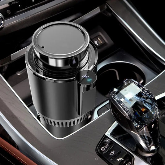 2-in-1 Smart Car Cup Cooler & Warmer – Travel-Friendly Drink Companion