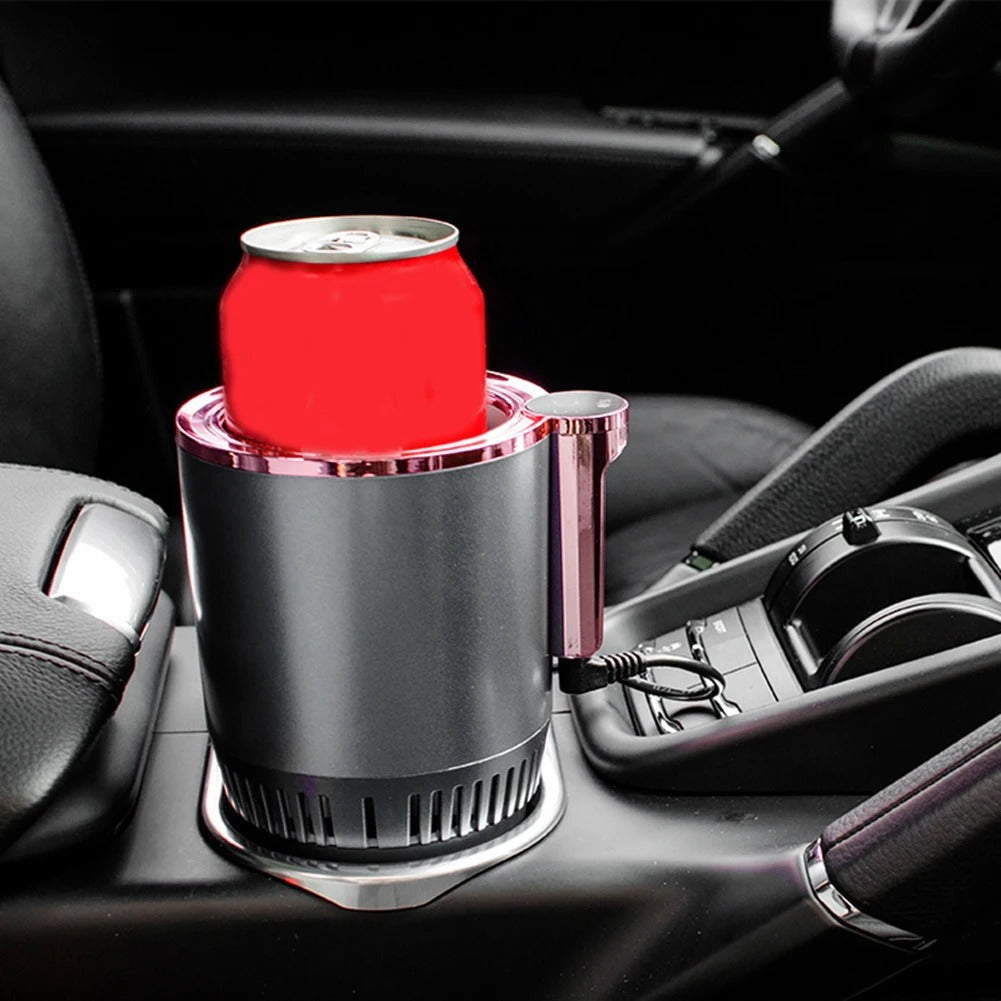 2-in-1 Smart Car Cup Cooler & Warmer – Travel-Friendly Drink Companion