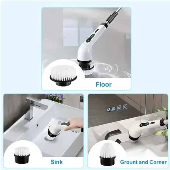 Electric Cleaning Brush – Powerful Scrubber for Easy Home Cleaning