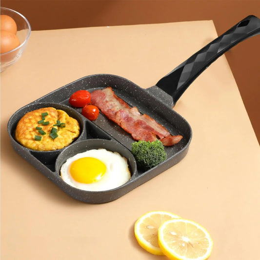 Double-Sided 2-in-1 Frying Pan – Non-Stick & Versatile Cooking