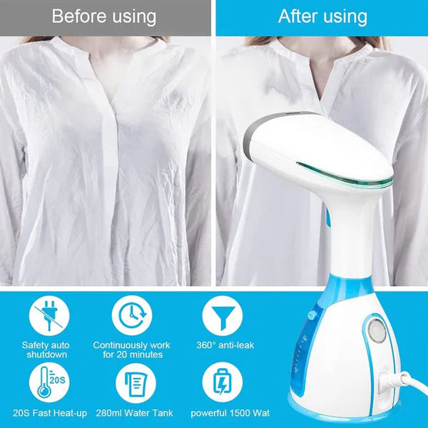 Handheld Garment Steamer – Perfect for Travel & Home