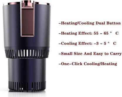 2-in-1 Smart Car Cup Cooler & Warmer – Travel-Friendly Drink Companion